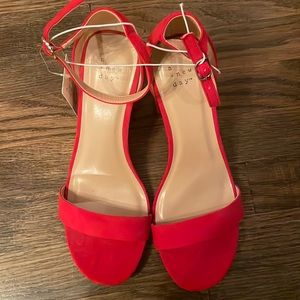 A New Day Red Block Heels